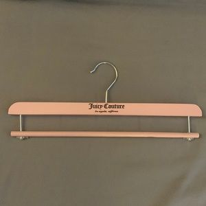 Pink & Black Juicy Couture Hanger